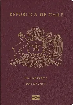 Illustrative Chile passport cover