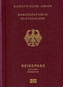 Illustrative Germany passport cover