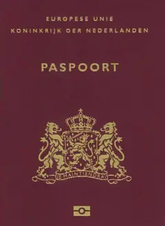 Illustrative Netherlands passport cover
