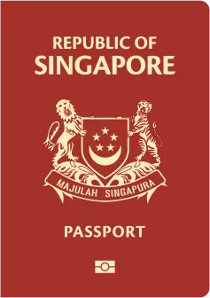 Singapore passport cover